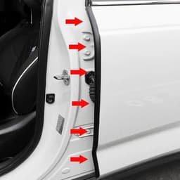 Bộ 2 Gioăng Cột B Lõi Thép Cách Âm Chống Ồn Giảm Bụi Hiệu Quả Dài 90cm Lắp Đặt 2 Bên Cửa 8