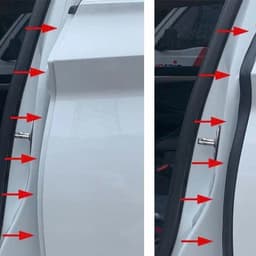 Bộ 2 Gioăng Cột B Lõi Thép Cách Âm Chống Ồn Giảm Bụi Hiệu Quả Dài 90cm Lắp Đặt 2 Bên Cửa 3