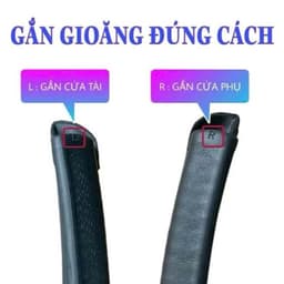 Bộ 2 Gioăng Cột B Lõi Thép Cách Âm Chống Ồn Giảm Bụi Hiệu Quả Dài 90cm Lắp Đặt 2 Bên Cửa 2