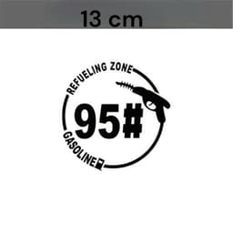 Tem dán nắp bình xăng trang trí mẫu xăng A95 7