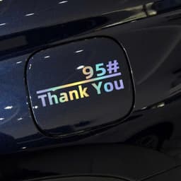Tem dán nắp bình xăng trang trí mẫu xăng A95 3