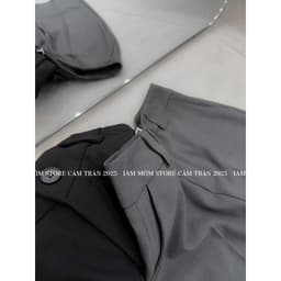 𝑨𝒏𝒏 𝑺𝒕𝒖𝒅𝒊𝒐 /Quần vải Suông nấm (90cm/25), quần tây suông nữ chất lì mềm đứng form - QC #2777 4