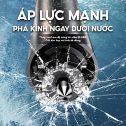Bảng số điện thoại ô tô đa năng tích hợp phá kính, cắt dây an toàn và đèn cảnh báo 4 trong 1 6