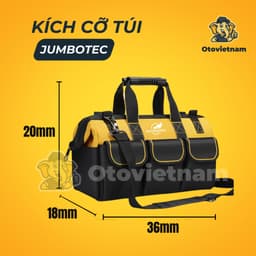 Túi Đựng Dụng Cụ Cứu Hộ Nhiều Ngăn Jumbotec – Bền Bỉ, Tiện Lợi, Gọn Gàng, Vải Chống Nước 2