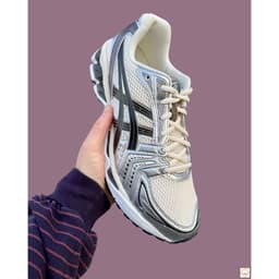Giày Thể Thao Gel Kayano 14 'Cream Black' Màu Kem Vạch Đen [ MOUSE CLOG ] 9