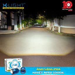 Bi Gầm GTR X-Light F10 Hyper 2.0 chính hãng, bản nâng cấp 2025, chip Osram 55W, ánh sáng 5000K 5