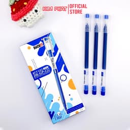Set 05 Chiếc Bút gel nước thân tam giác Duckey DK-GP-122, Ngòi 0.5mm Siêu Êm 3