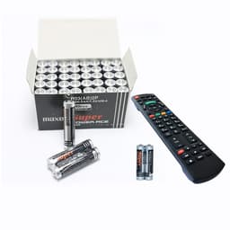Hộp 40 Viên Pin AAA (3A) Maxell Super và vỉ 4 viên Pin nhỏ AAA (3A) Lanen 5