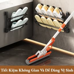 Giá Để Giày Không Lỗ Treo Tường Giá Đựng Dép Nhỏ Nhiều Tầng Lưu Trữ Đồ Tạo Tác Ký Túc Xá Tại Nhà GIA DỤNG VĨNH NGÂN 6