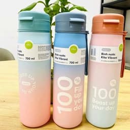 Bình nước inochi cao cấp | Nhựa nguyên sinh an toàn, đi học, tập gym, bình nước thể thao 6