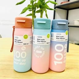 Bình nước inochi cao cấp | Nhựa nguyên sinh an toàn, đi học, tập gym, bình nước thể thao 5