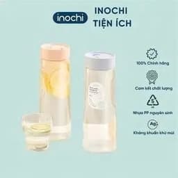 Bình nước inochi cao cấp | Nhựa nguyên sinh an toàn, đi học, tập gym, bình nước thể thao 3