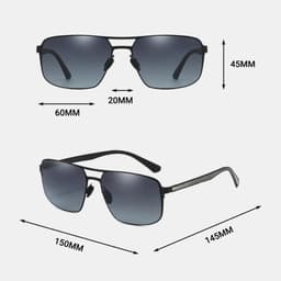 [4-25/9 TẶNG QUÀ TRUNG THU 599K] Kính Mắt Vuông Nam LECOS LK72 Gọng Tr90 Siêu Nhẹ Lái Xe Dạo Phố 4