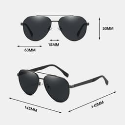 Kính Phi Công Nam LECOS LK74 Gọng Tr90 Siêu Nhẹ Thời Trang Ngoài Trời 3
