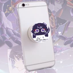 Giá đỡ điện thoại pop socket MÈO SCARAMOUCHE WANDERER in hình game manga xinh xắn 3