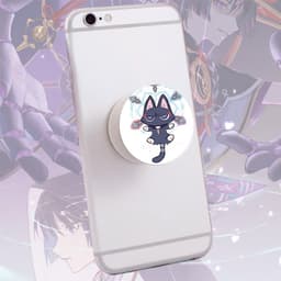 Giá đỡ điện thoại pop socket MÈO SCARAMOUCHE WANDERER in hình game manga xinh xắn 2