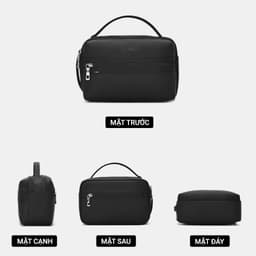 Ví Cầm Tay Nam LECOS LCH2 Ví Clutch Kẹp Nách Nam Vải Oxford Chống Xước Chống Thấm Nước Nhẹ 4