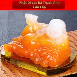 Tượng Phật trang trí taplo xe ô tô, văn phòng, bàn làm việc chất liệu đá thạch anh cao cấp 8