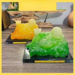 Tượng Phật trang trí taplo xe ô tô, văn phòng, bàn làm việc chất liệu đá thạch anh cao cấp 2