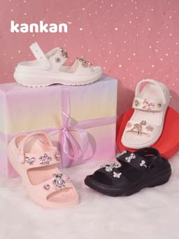 Dép quai hậu cho bé gái KanKanStore xăng đan sandal trẻ em nhẹ êm chân KA059 1