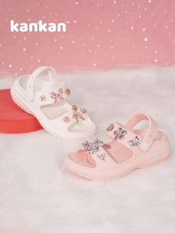 Dép quai hậu cho bé gái KanKanStore xăng đan sandal trẻ em nhẹ êm chân KA059 4