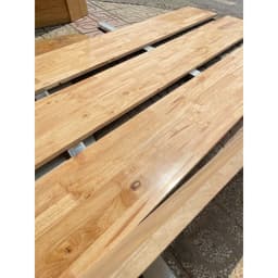 VÁN GỖ GHÉP cao su 10mm phủ bóng 1 mặt dùng làm kệ treo tường , mặt bàn , tủ bếp ,.....CẮT THEO YÊU CẦU 6