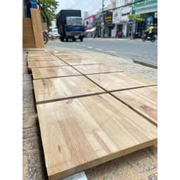 VÁN GỖ GHÉP cao su 10mm phủ bóng 1 mặt dùng làm kệ treo tường , mặt bàn , tủ bếp ,.....CẮT THEO YÊU CẦU 8
