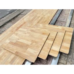 VÁN GỖ GHÉP cao su 10mm phủ bóng 1 mặt dùng làm kệ treo tường , mặt bàn , tủ bếp ,.....CẮT THEO YÊU CẦU 9