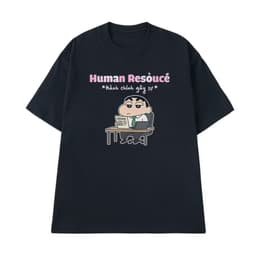 Áo thun Unisex Nam Nữ in hình HUMAN RESOUCE, chất cotton 100% - BOONE - BNE00035 6