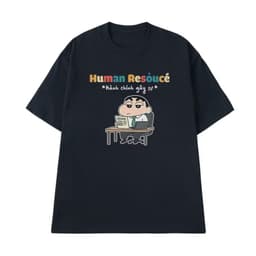Áo thun Unisex Nam Nữ in hình HUMAN RESOUCE, chất cotton 100% - BOONE - BNE00035 5
