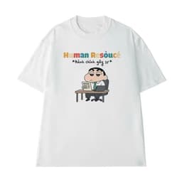 Áo thun Unisex Nam Nữ in hình HUMAN RESOUCE, chất cotton 100% - BOONE - BNE00035 4