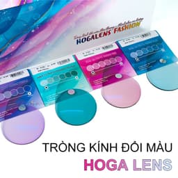 [CHỌN MÀU ĐỔI MÀU] Tròng kính đổi màu thời trang HOGA 1.56 mắt kính chống tia UV400 1