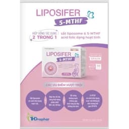 LIPOSIFER 5-MTHF – bổ sung sắt & folate thế hệ mới, ngăn ngừa dị tật thai nhi, mẹ khỏe con thông minh! 💕 3