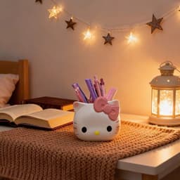 ống cắm bút,cắm cọ đựng đồ siêu xinh hình hello kitty 2