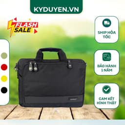 "Cặp Laptop Numanni 358 Cao Cấp Đa Năng – Túi Xách Công Sở Nam Nữ Nhiều Ngăn, Dây Đeo Rời 14.1 inch Kỳ Duyên [CL03] 1