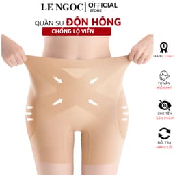 Quần Độn Hông Nâng Mông Cạp Vừa Chất Su Đúc Đệm Hông 1.2cm Mặc Đồ Ôm Body Thoáng Khí Lê Ngọc 482 1