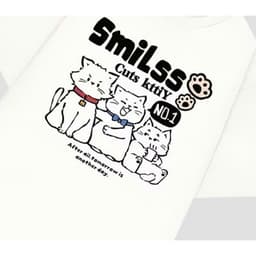 Áo thun Unisex Nam Nữ in hình BA CHÚ MÈO SMILSS, chất cotton 100% - BOONE - BNE00027 3