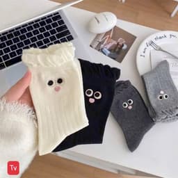 Set 10 Tất Vớ Len Tăm Họa Tiết Phong Hàn Quốc Dễ Thương [FREESHIP] 1