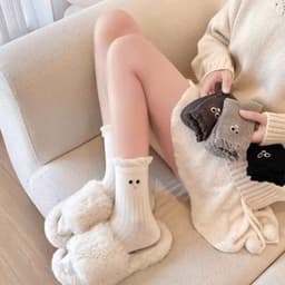 Set 10 Tất Vớ Len Tăm Họa Tiết Phong Hàn Quốc Dễ Thương [FREESHIP] 4