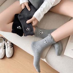 Set 10 Tất Vớ Len Tăm Họa Tiết Phong Hàn Quốc Dễ Thương [FREESHIP] 6