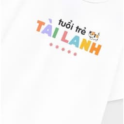 Áo thun Unisex Nam Nữ in chữ TUỔI TRẺ TÀI LANH, chất cotton 100% - BOONE - BNE00280 3