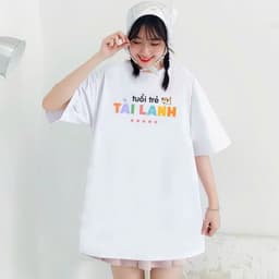 Áo thun Unisex Nam Nữ in chữ TUỔI TRẺ TÀI LANH, chất cotton 100% - BOONE - BNE00280 5