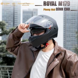 [Full Màu] Mũ Bảo Hiểm Fullface Lật Hàm Royal M179 L/XL/XXL Thời Trang Đi Phượt Nam Nữ An Toàn 7