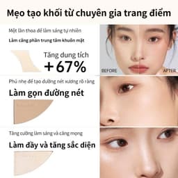 Bảng phấn bắt sáng và tạo khối MOOEKISS lên màu tự nhiên, chống nước lâu trôi 9g3.5g 8