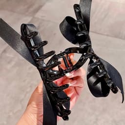 Kẹp nơ tiểu thư Dubochic 13cm thời trang đơn giản nư  KN13 2