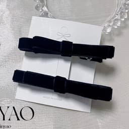 Set kẹp tóc mái nơ Dubochic 6,5cm 8cm nơ xinh kẹp mái đơn giản 5