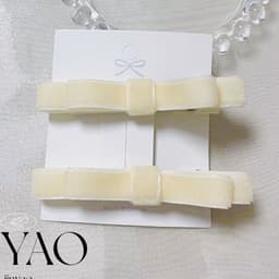 Set kẹp tóc mái nơ Dubochic 6,5cm 8cm nơ xinh kẹp mái đơn giản 4