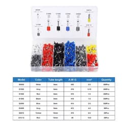 Bộ Kìm Bấm Cos Đa Năng 0.25 - 10mm² + 1200 Đầu Cos – Kìm Bấm Đầu Cos Chuyên Dụng - Kìm Tuốt Dây ----- 7