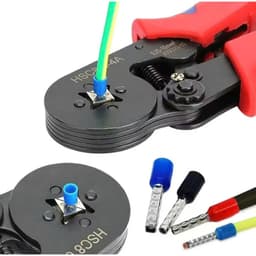 Bộ Kìm Bấm Cos Đa Năng 0.25 - 10mm² + 1200 Đầu Cos – Kìm Bấm Đầu Cos Chuyên Dụng - Kìm Tuốt Dây ----- 8