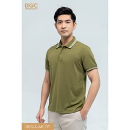 Áo Polo Nam Ngắn Tay DGC Dáng Suông Có Xẻ Sườn, Vải Than Dừa Kháng Khuẩn Thoáng Mát - SAPBC14M 2